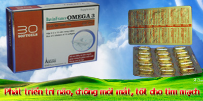 Davin France Omega 3 - Bổ sung DHA, EPA, bổ não